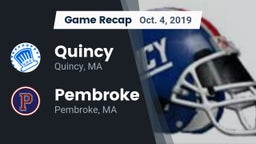 Recap: Quincy  vs. Pembroke  2019