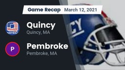 Recap: Quincy  vs. Pembroke  2021