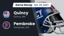 Recap: Quincy  vs. Pembroke  2021