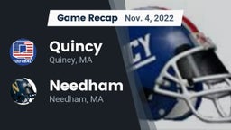 Recap: Quincy  vs. Needham  2022