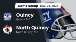 Recap: Quincy  vs. North Quincy  2022