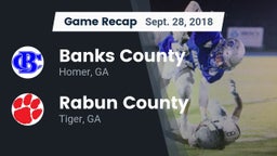 Recap: Banks County  vs. Rabun County  2018