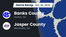 Recap: Banks County  vs. Jasper County  2018