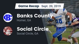Recap: Banks County  vs. Social Circle  2019