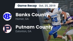Recap: Banks County  vs. Putnam County  2019