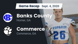 Recap: Banks County  vs. Commerce  2020