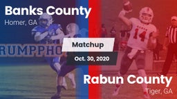 Matchup: Banks County High vs. Rabun County  2020