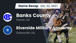 Recap: Banks County  vs. Riverside Military Academy  2021