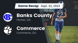 Recap: Banks County  vs. Commerce  2023