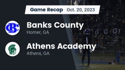 Recap: Banks County  vs. Athens Academy 2023