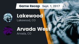 Recap: Lakewood  vs. Arvada West  2017