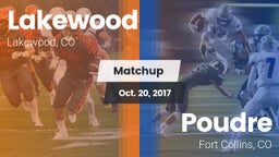 Matchup: Lakewood  vs. Poudre  2017