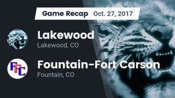 Recap: Lakewood  vs. Fountain-Fort Carson  2017