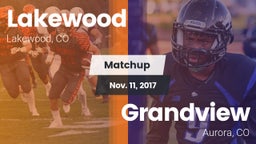 Matchup: Lakewood  vs. Grandview  2017