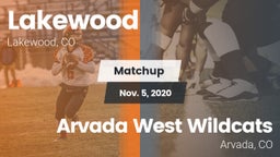 Matchup: Lakewood  vs. Arvada West Wildcats 2020