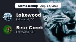 Recap: Lakewood  vs. Bear Creek  2023