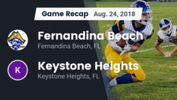 Recap: Fernandina Beach  vs. Keystone Heights  2018
