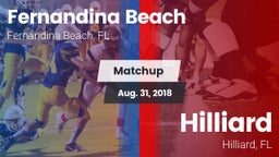 Matchup: Fernandina Beach vs. Hilliard  2018
