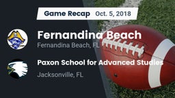 Recap: Fernandina Beach  vs. Paxon School for Advanced Studies 2018