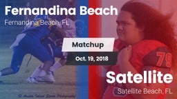 Matchup: Fernandina Beach vs. Satellite  2018