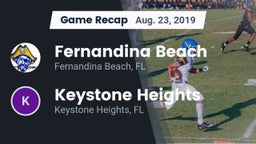 Recap: Fernandina Beach  vs. Keystone Heights  2019