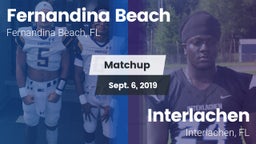 Matchup: Fernandina Beach vs. Interlachen  2019