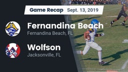 Recap: Fernandina Beach  vs. Wolfson  2019