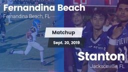 Matchup: Fernandina Beach vs. Stanton  2019