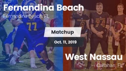 Matchup: Fernandina Beach vs. West Nassau  2019