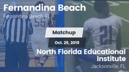 Matchup: Fernandina Beach vs. North Florida Educational Institute  2019