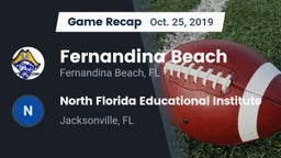 Recap: Fernandina Beach  vs. North Florida Educational Institute  2019