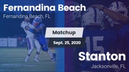 Matchup: Fernandina Beach vs. Stanton  2020