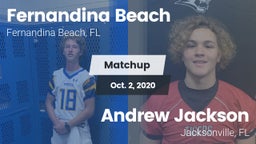 Matchup: Fernandina Beach vs. Andrew Jackson  2020
