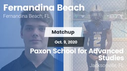 Matchup: Fernandina Beach vs. Paxon School for Advanced Studies 2020