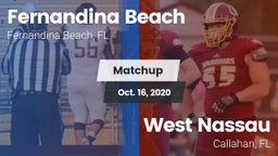 Matchup: Fernandina Beach vs. West Nassau  2020