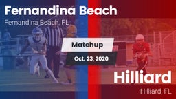 Matchup: Fernandina Beach vs. Hilliard  2020