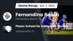 Recap: Fernandina Beach  vs. Paxon School for Advanced Studies 2022