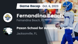 Recap: Fernandina Beach  vs. Paxon School for Advanced Studies 2023