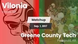 Matchup: Vilonia  vs. Greene County Tech  2017