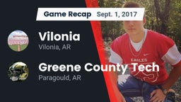 Recap: Vilonia  vs. Greene County Tech  2017