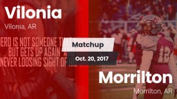 Matchup: Vilonia  vs. Morrilton  2017