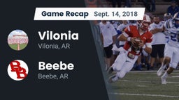 Recap: Vilonia  vs. Beebe  2018