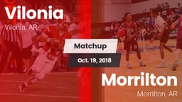 Matchup: Vilonia  vs. Morrilton  2018