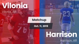 Matchup: Vilonia  vs. Harrison  2019