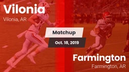 Matchup: Vilonia  vs. Farmington  2019