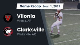 Recap: Vilonia  vs. Clarksville  2019