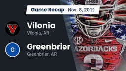 Recap: Vilonia  vs. Greenbrier  2019