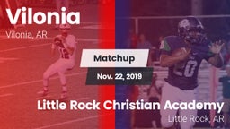 Matchup: Vilonia  vs. Little Rock Christian Academy  2019