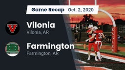 Recap: Vilonia  vs. Farmington  2020