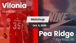 Matchup: Vilonia  vs. Pea Ridge  2020